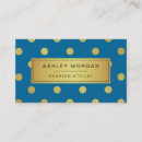 Recherche de bleu royal or cartes visite Scintille