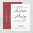 Recherche de pois rouge et blanc invitations Rétro