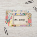 Suche nach patchwork visitenkarten Gingham