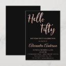 Recherche de cinquante 50 invitations Noir