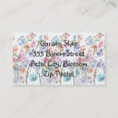 Recherche de lunatique cartes visite Fleuriste