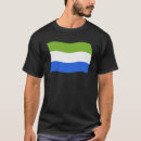 Suche nach leone tshirts Flagge von sierra leone