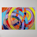 Recherche de cercles concentriques posters Moderne