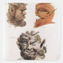 Recherche de démons autocollants Tête