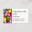 Recherche de confiserie cartes visite Confiseur