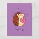 Recherche de hérisson cartes postales Idiot