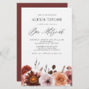 Recherche de watercolor bar bat mitzvah invitations Floral