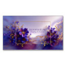 Recherche de fleur violette cartes visite Toute personne