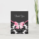 Suche nach rosa schwarzes danken ihnen karten Damast
