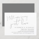 Recherche de minimalisme invitations Minimaliste