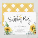 Recherche de watercolor sunflower invitations Fleurs