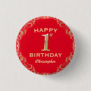 Suche nach 1 geburtstag buttons Geburtstagsparty