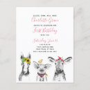 Recherche de farm animal 1ans anniversaire invitations Pour enfants