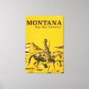 Recherche de cowboy vintage art Montana