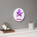 Suche nach rosa und lila wanduhren Monogramm