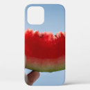 Recherche de tranches de pastèque iphone coques Rouge