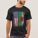 Recherche de fierté de gallois tshirts Drapeau