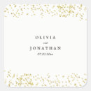 Recherche de gold confetti mariage autocollants Glacer