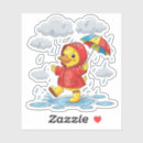 Recherche de flaque autocollants Pluie