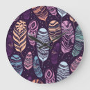 Recherche de motif de plume horloges Boho