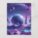 Recherche de planète bleue cartes postales Galaxie