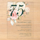 Recherche de de 75 ans invitations Élégant
