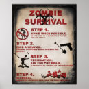 Recherche de survie posters Humour
