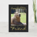 Recherche de capybara vœux cartes Faune