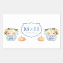 Recherche de de automne rectangles mariage autocollants Monogramme