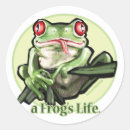 Recherche de humour de grenouille autocollants Rog