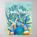 Suche nach muscheln poster Korallen