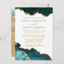 Recherche de aquarelle turquoise invitations Marbre