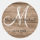 Recherche de grain en bois autocollants Monogramme