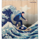 Recherche de hokusai rideaux douche Surfer
