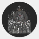 Suche nach lustiger gorilla aufkleber Kampf
