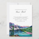 Recherche de rustic mountain mariage invitations Lac