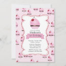 Recherche de cupcake invitations Rose