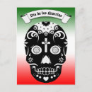 Suche nach mexikanischer zuckerschädel postkarten Dia de los muertos