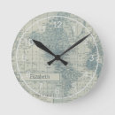 Recherche de vintage map horloges World