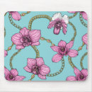 Recherche de orchidées roses tapis souris Floral