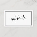 Recherche de police élégante cartes visite Coiffeur