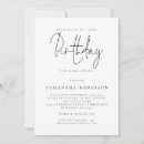 Recherche de tout âge anniversaire invitations Moderne