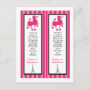 Recherche de tour eiffel rose invitations Baby
