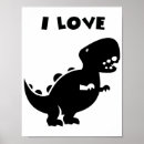 Suche nach dinosaurier silhouette poster Tyrannosaurus