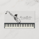 Recherche de pianist visitenkarten Professeur de musique