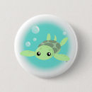 Recherche de tortues de mer badges Mignon