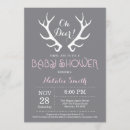 Recherche de antler baby shower invitations Cerf