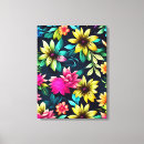 Recherche de couleur vive toiles Floral