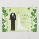 Recherche de shamrock irlandais invitations Vert