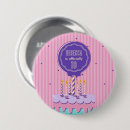 Recherche de anniversaire cirque badges Rétro